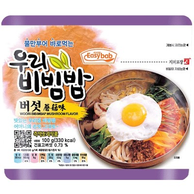 Instant Woori Bibimbap  okus gobe 100g - EASYBAB