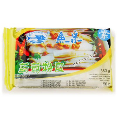 Širataki rezanci listi 380g - FISHWELL