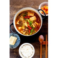 Korejska sojina juha ali miso juha