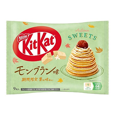 Kit Kat mini z okusom kremast kostanj (Mont Blanc) 104,4g - NESTLE