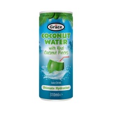 Kokosova voda z koščki kokosa 310ml - GRACE