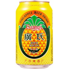 Pivo z okusom ananasa 1% alk. 330ml - GUANG's Pivo z okusom ananasa 1% alk. 330ml - GUANG's