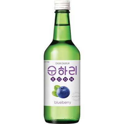 Korejski soju okus borovnica 12% alk. 350ml - CHUM CHURUM