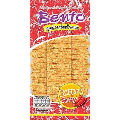 Prigrizek iz lignjev sladko pekoč 20g - BENTO