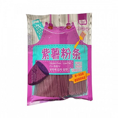 Rezanci iz vijoličnega sladkega krompirja (brez glutena) 500g - JING YI GEN