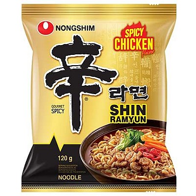 Instant juha z rezanci pekoči piščanec Shin Ramyun 120g - NONGSHIM