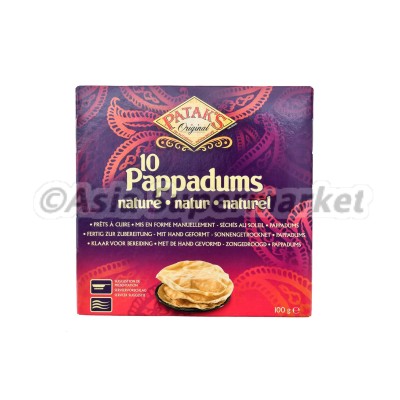 Pappadum 15cm/100g - PATAK's