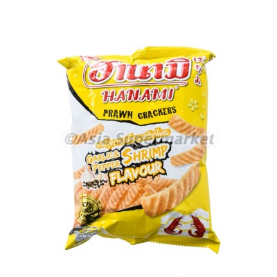 Krekerji s kozicami, česnom in poprom 60g - HANAMI