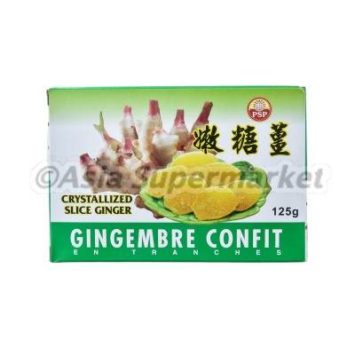 Kandirane rezine ingverja 125g - PSP