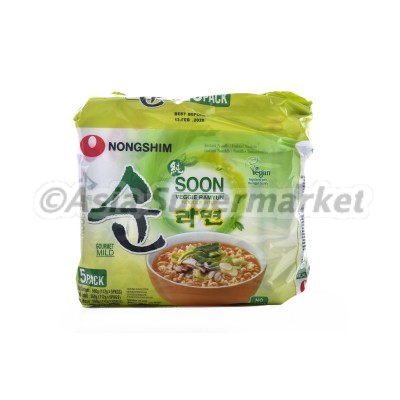 Instant zelenjavna juha z rezanci 120g x5 - NONGSHIM