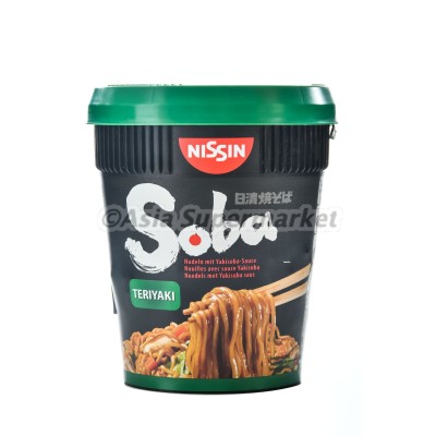 Teriyaki soba rezanci v lončku 90g - NISSIN