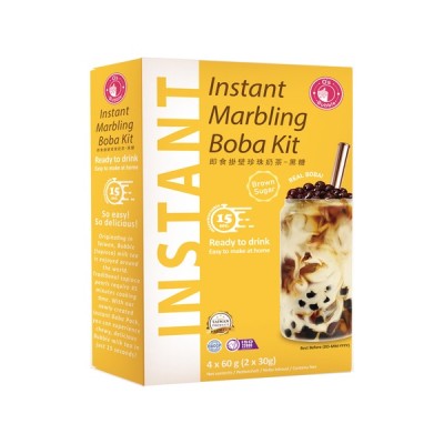 Instant boba čaj okus rjavi sladkor 240g - O's BUBBLE