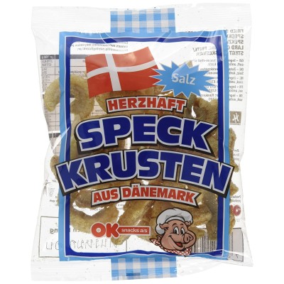 Krekerji iz svinjskih kožic Slani 50g - OK SNACKS