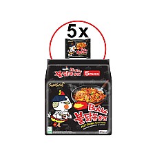 Buldak instant rezanci s piščancem pekoči 140 g x 5 – SAMYANG