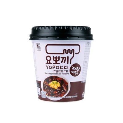 Instant Topokki z omako črnega fižola 140g - YOPOKKI