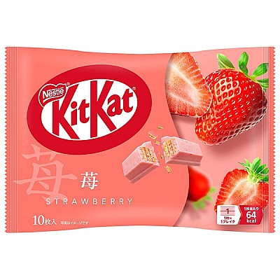 Kit Kat mini z okusom jagode 113g - NESTLE