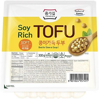 Mehki tofu za juhe in enolončnice 300g - JONGGA