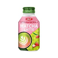 Mlečna pijača z okusom jagode in matche 275ml - OKF Mlečna pijača z okusom jagode in matche 275ml - OKF