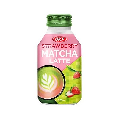 Mlečna pijača z okusom jagode in matche 275ml - OKF