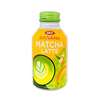 Mlečna pijača z okusom banane in matche 275ml - OKF Mlečna pijača z okusom banane in matche 275ml - OKF