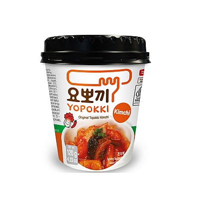 Instant Topokki okus Kimchi 115g - YOPOKKI Instant Topokki okus Kimchi 115g - YOPOKKI