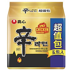 Instant juha z rezanci pekoči piščanec Shin 120g x 5 - NONGSHIM Instant juha z rezanci pekoči piščanec Shin 120g x 5 - NONGSHIM