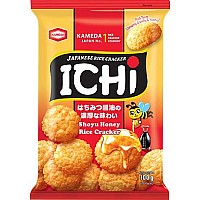 Riževi krekerji s sojino omako in medom 100g - ICHI Riževi krekerji s sojino omako in medom 100g - ICHI