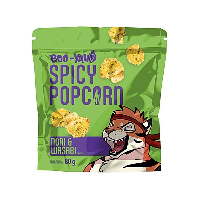 Kokice z nori algami in wasabijem 80g - BOO-YAH