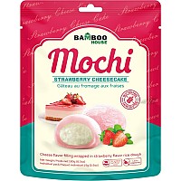 Mochi z polnilom jagodne sirove torte 180g - BAMBOO HOUSE