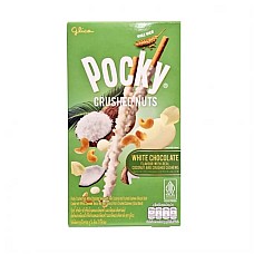 Pocky palčke z belo čokolado in zdrobljenimi oreščki 25g - GLICO