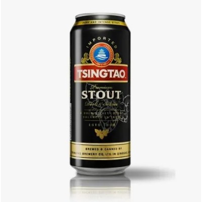 Pivo Tsingtao Stout temno pločevinka 500ml - TSINGTAO