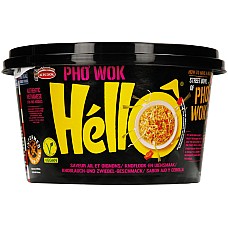 Instant rezanci Pho v voku, čebula in česen 76g - HELLO