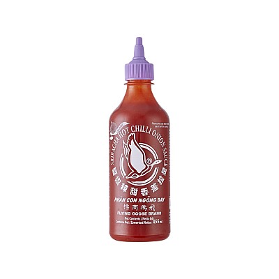 Omaka čili sriracha z okusom čebule 455ml - FLYING GOOSE