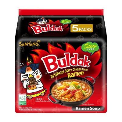 Instant ramen rezanci pekoče piščanec 145g x 5 - SAMYANG