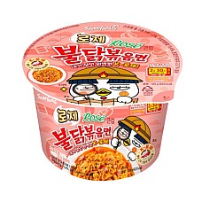 Buldak instant rezanci v lončku Rose 105g - SAMYANG