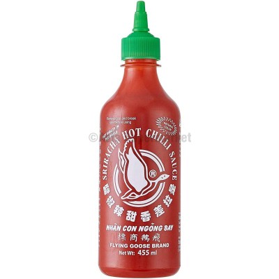Čili omaka Sriracha 455ml – FLYING GOOSE