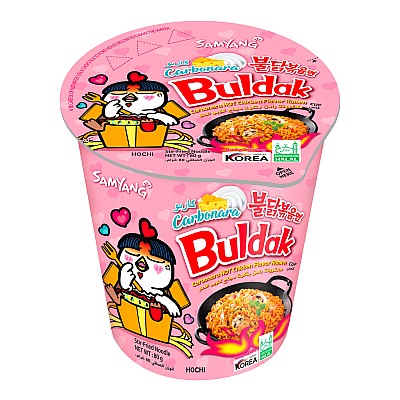 Instant ramen okus Carbonara pekoči piščanec v lončku 80g - SAMYANG