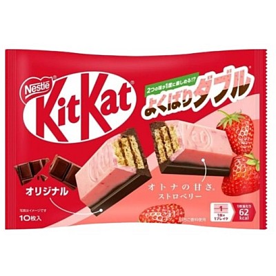 Kit Kat mini z čokolado in jagodo 116g - NESTLE