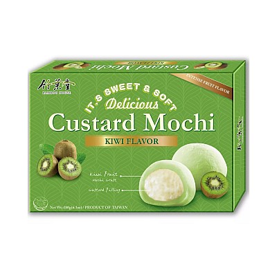 Mochi z okusom kivija in vanilijevim polnilom 180g - BAMBOO HOUSE