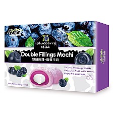 Mochi z dvojnim polnilom okus borovnica 180g - BAMBOO HOUSE