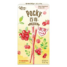 Pocky palčke piškot z brusnico 45g - GLICO