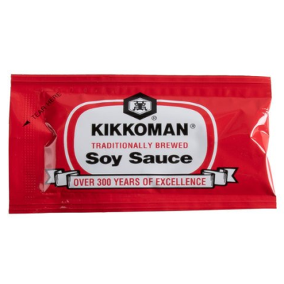 Sojina omaka v vrečki 10ml - KIKKOMAN